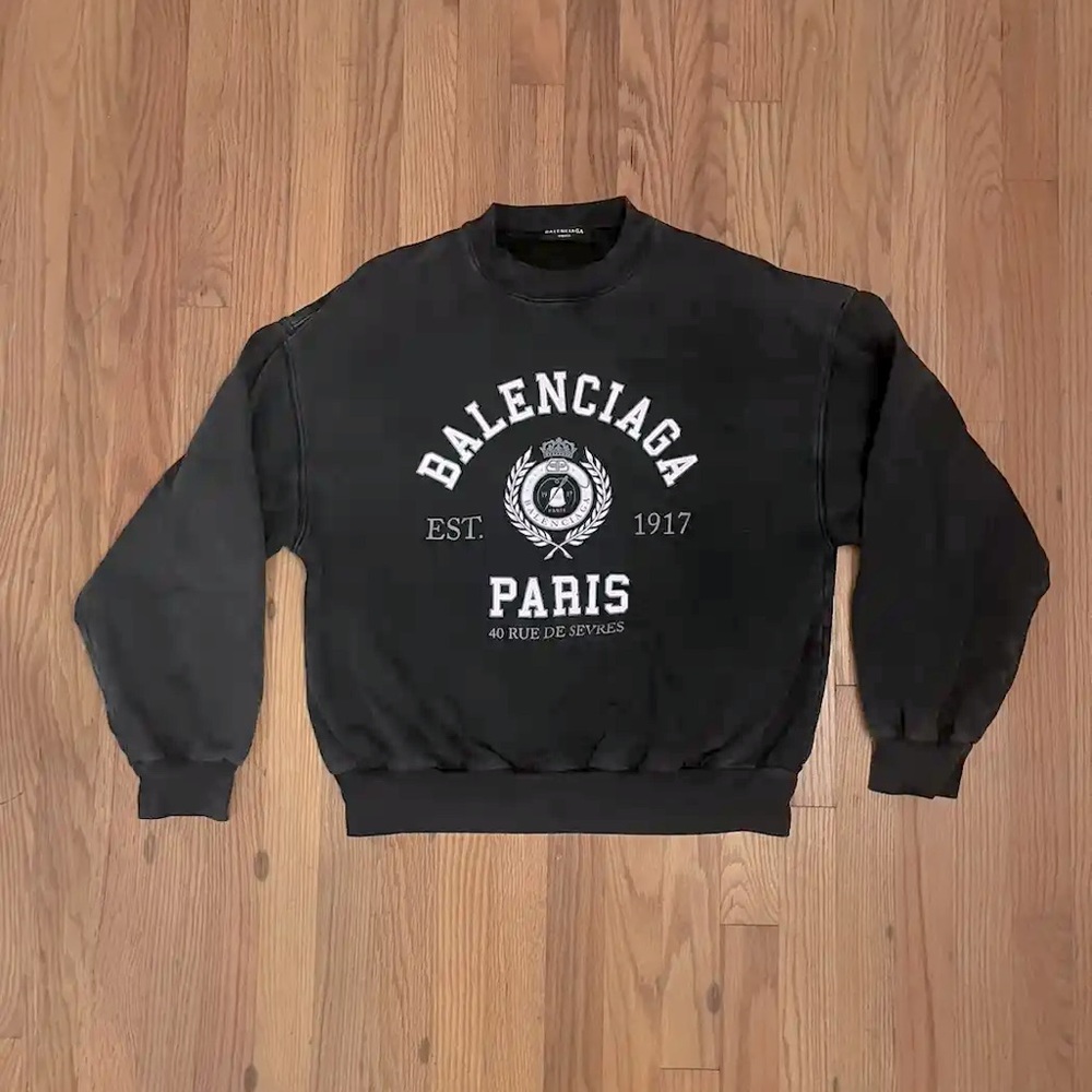 Balenciaga College Sweatshirt(sold)